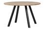 Miniature Table Ø120 en chêne massif beige avec pieds carré Tablo Détouré