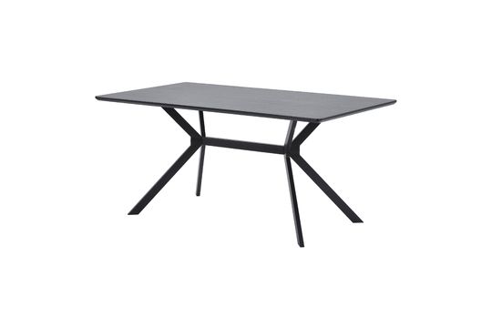 Table rectangulaire noir Bruno Détouré