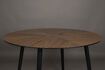 Miniature Table ronde de repas en bois brun Clover 2