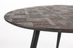 Miniature Table ronde de repas en teck brun Webster 4