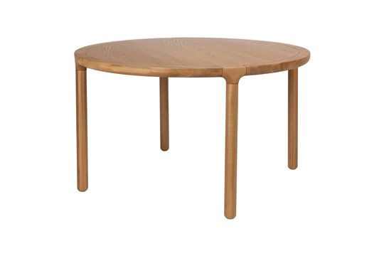 Table ronde en bois beige Storm D128