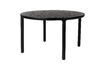 Miniature Table ronde en bois noir Storm D128 1
