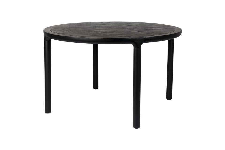 Table ronde en bois noir Storm D128 Zuiver