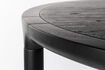 Miniature Table ronde en bois noir Storm D128 8