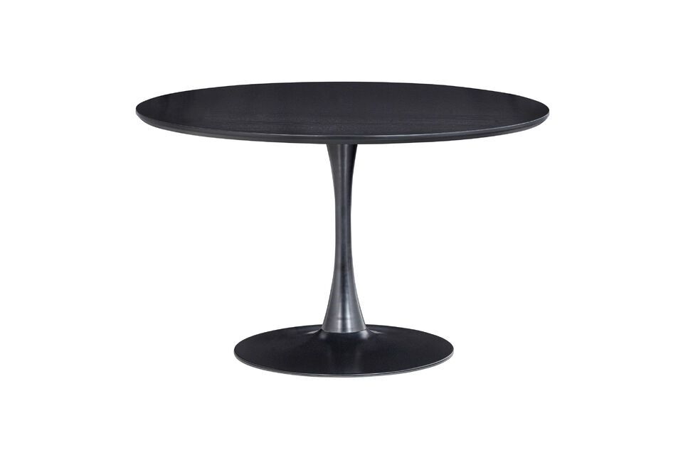 Table ronde noire Sammy Woood