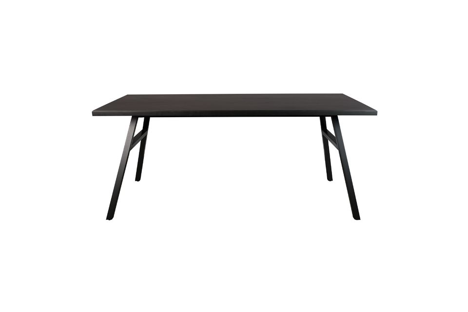 Table Seth 180X90 Noir Zuiver