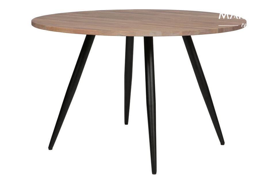 Regálate un tablero redondo de roble macizo Tablo certificado FSC de la marca holandesa WOOOD para