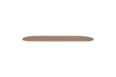 Tablero ovalado 220 x 90 en madera beige Tablero
