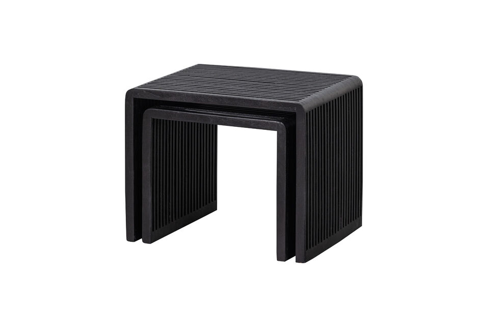 Cet ensemble organique est issu de la collection de la marque d\'intérieur néerlandaise WOOOD et