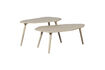 Miniature Tables d'appoint Set de 2 MDF Dust Davina 1