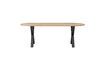 Miniature Tablo solid oak oval table 2