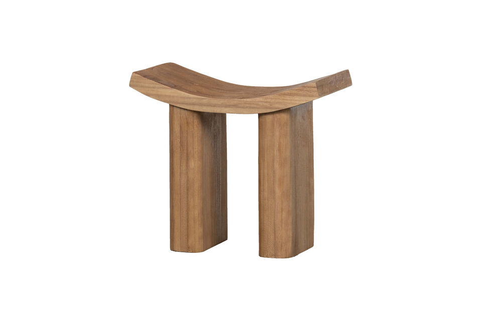 Tabouret bois de paulownia naturel Japan Woood