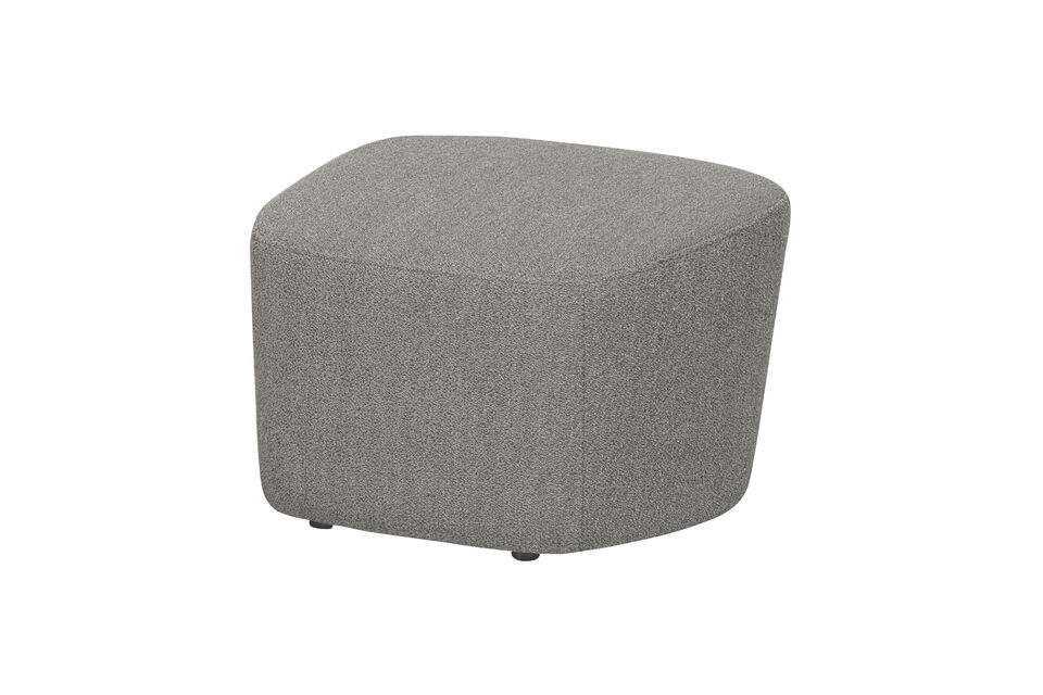 Tabouret bouclé gris LOFTY Vtwonen