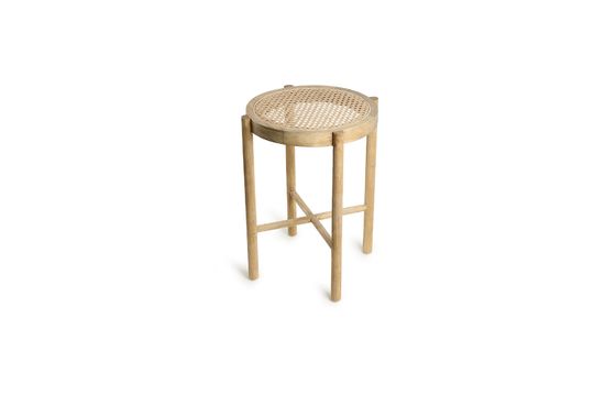Tabouret Broglie en cannage coloris naturel