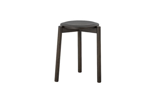 Tabouret brun en chêne Gil