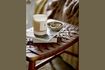 Miniature Tabouret brun en cuir Chester 2