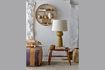 Miniature Tabouret brun en cuir Chester 5