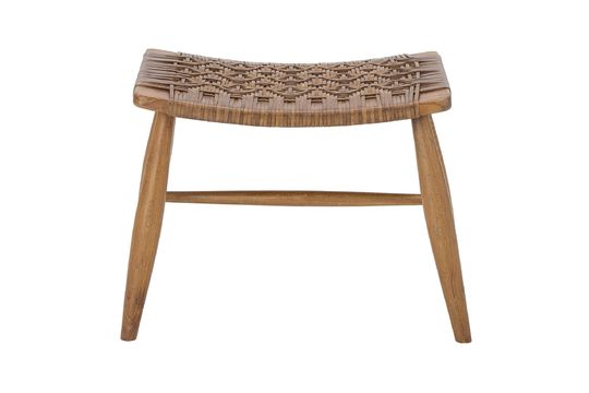 Tabouret brun en cuir Chester