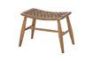 Miniature Tabouret brun en cuir Chester 6