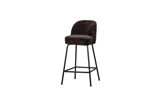 Voir la fiche produit tabouret de bar 65 cm chenille 3D brun foncé Vogue Tabouret de bar 65 cm chenille 3D brun foncé Vogue