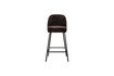 Miniature Tabouret de bar 65 cm chenille 3D brun foncé Vogue 2
