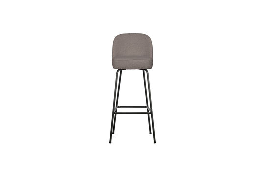 Tabouret de bar 80 cm bouclé nougat Vogue Détouré