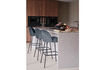 Miniature Tabouret de bar 80 cm Velours Bleu Vogue 2