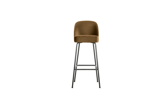 Voir la fiche produit tabouret de bar 80 cm velours jaune miel VOGUE Tabouret de bar 80 cm velours jaune miel VOGUE