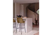 Miniature Tabouret de bar 80 cm velours jaune miel VOGUE 3