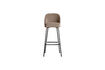 Miniature Tabouret de bar 80 cm velours kaki VOGUE 1