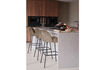 Miniature Tabouret de bar 80 cm velours kaki VOGUE 2