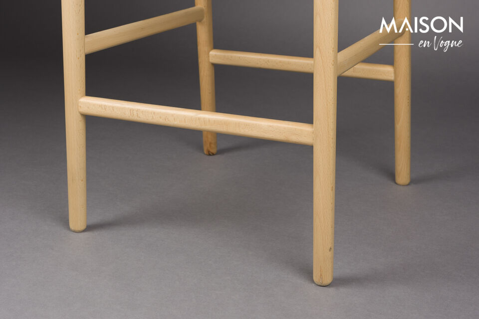 Dispose d’une assise confortable en corde tressée