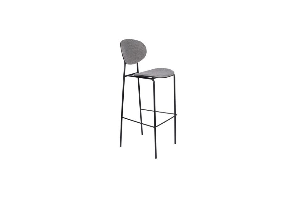 Tabouret de bar Donny gris - 7