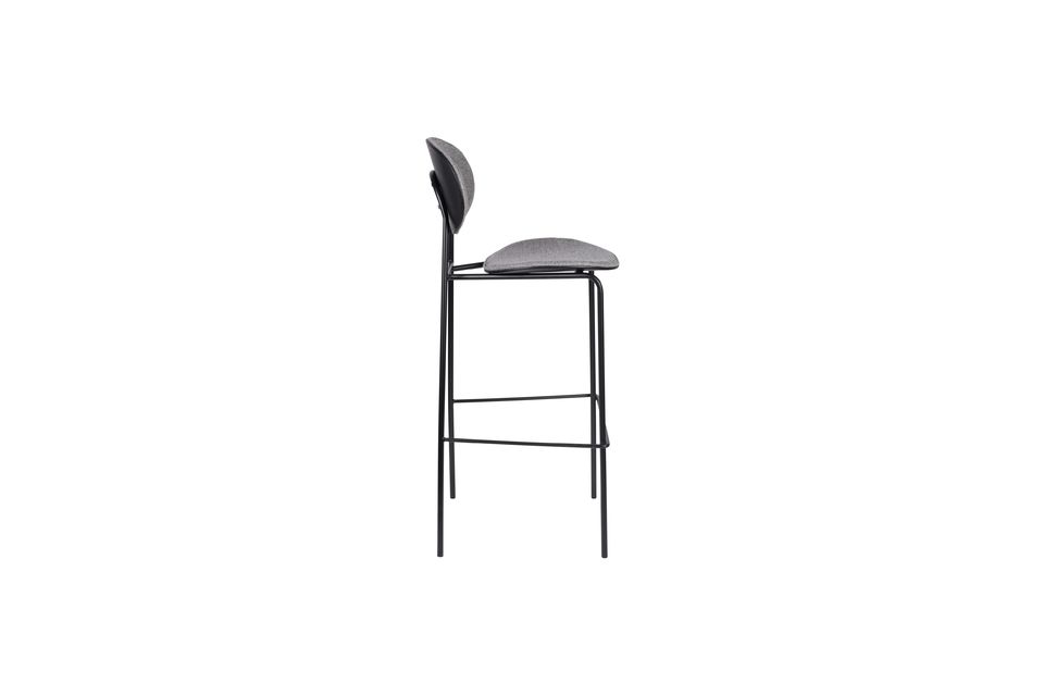 Tabouret de bar Donny gris - 9