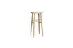 Miniature Tabouret de bar en bois clair Acorn 1