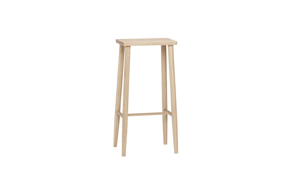 Tabouret de bar en bois clair Folk Hübsch