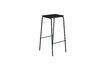 Miniature Tabouret de bar en bois de frêne noir Stilt 3