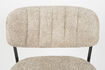 Miniature Tabouret de bar en bouclé beige et noir Jolien 8