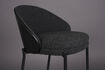 Miniature Tabouret de bar en bouclé noir Rodin 10