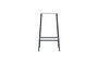Miniature Tabouret de bar en fer gris foncé Rag Détouré
