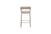 Miniature Tabouret de bar en tissu sable Noble 6