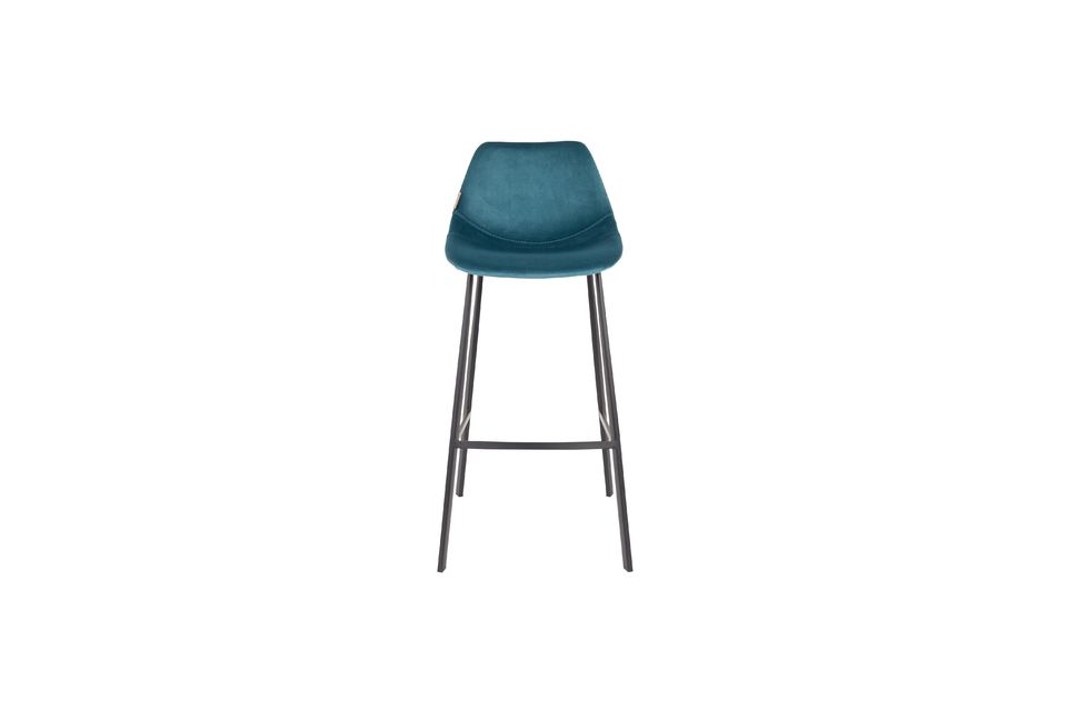 Tabouret de bar Franky coloris bleu pétrole - 10