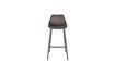 Miniature Tabouret de bar Franky en velours gris 12