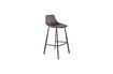 Miniature Tabouret de bar Franky en velours gris 9