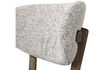 Miniature Tabouret de bar H94 cm chêne et tissu marron UDAR 6