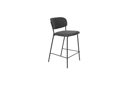 Tabouret de bar Jolien gris foncé