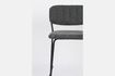 Miniature Tabouret de bar Jolien gris foncé 4