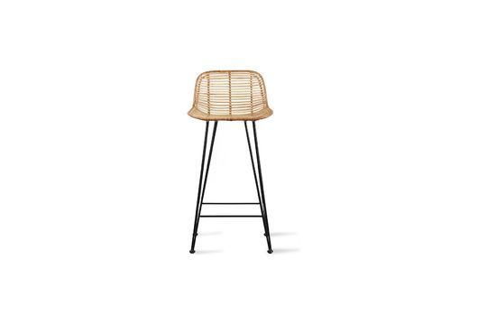 Tabouret de bar Marey en rotin naturel