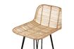 Miniature Tabouret de bar Marey en rotin naturel 2