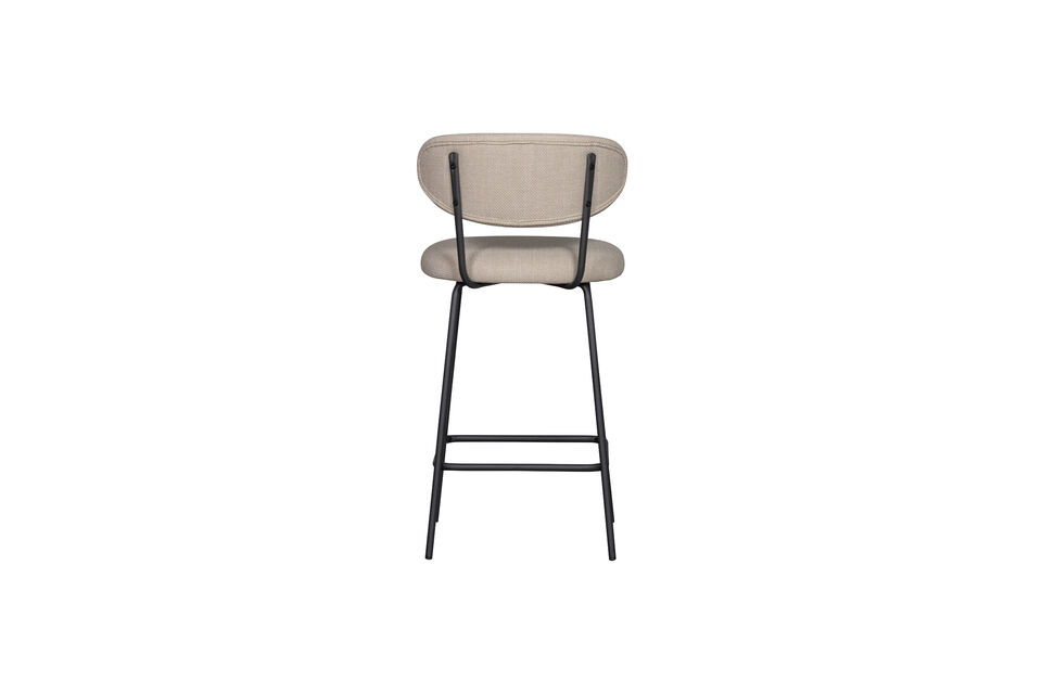 L\'assise est recouverte d\'un épais tissu tissé aux nuances subtiles
